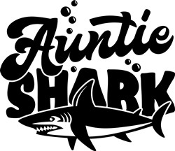 Free Free 283 Auntie Shark Svg SVG PNG EPS DXF File