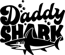 Daddy Shark Svg Files Svgdesigns Com
