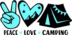 Free Free 187 Peace Love Camping Svg SVG PNG EPS DXF File