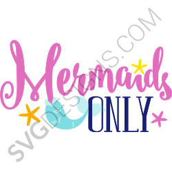 Mermaid Svg Files Svgdesigns Com