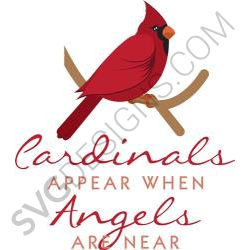 Cardinals Appear Svg File Plants Svg Designs Svgdesigns Com