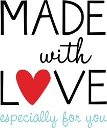 Hecho Con Amor Made with Love SVG File Cutting Template