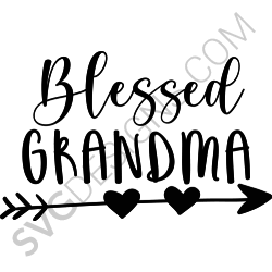 Blessed Grandma Svg Files Svgdesigns Com