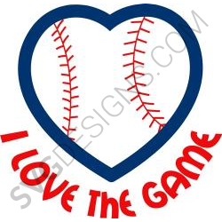 Love Baseball Svg Files Svgdesigns Com