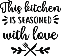 Grandma's Kitchen svg, Is Seasoned With Love, Kitchen svg cut file By am  ds9n