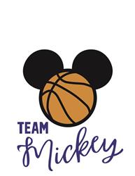 Mickey mouse basketball Silhouette Vector, Clipart Images, Pictures