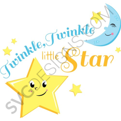 Twinkle Little Star Svg Files Svgdesigns Com