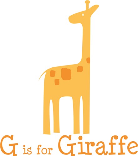 Download G Is For Giraffe Svg File Svg Designs Svgdesigns Com