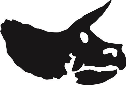 triceratops skeleton head