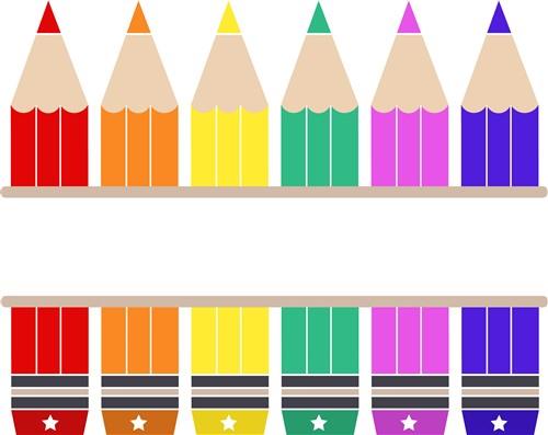 My Favorite Color is Red SVG PNG Toddler Kids Color SVG Crayon SVG