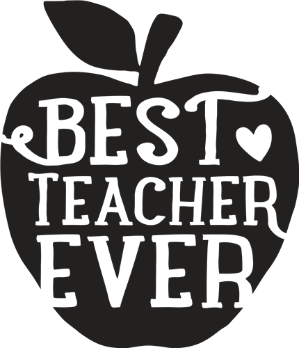 Download Best Teacher Ever Apple Svg File Svg Designs Svgdesigns Com