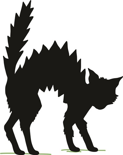 Halloween Black Cat Silhouette Svg File Svg Designs Svgdesigns Com