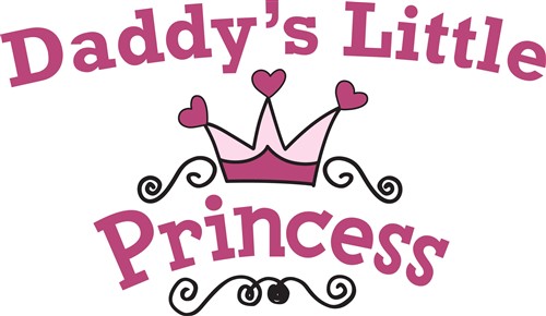 Daddys Little Princess Svg File Svg Designs Svgdesigns Com