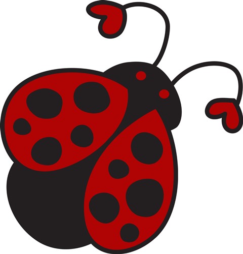 Heart Ladybug Svg File Svg Designs Svgdesigns Com