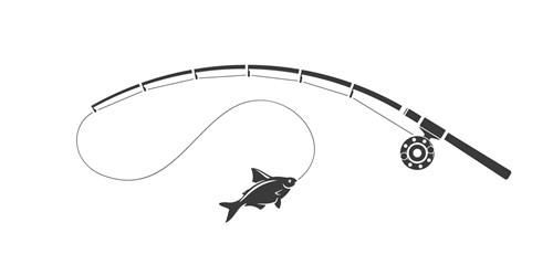Fishing Silhouette, Fish SVG, Fishing Pole SVG