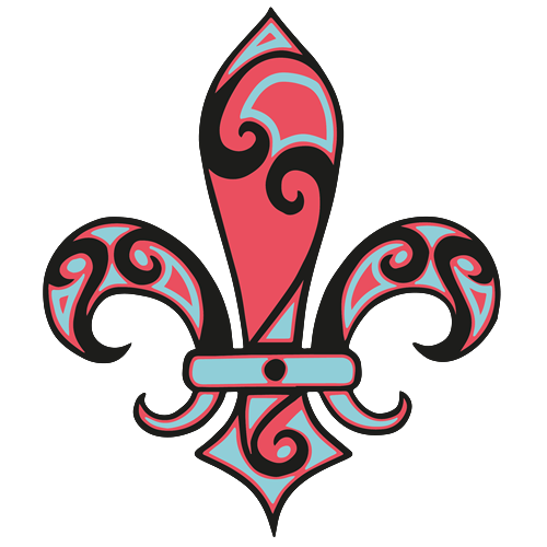 Swirly Fleur De Lis Svg