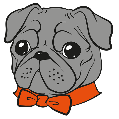 Download Pug Head Svg File Svg Designs Svgdesigns Com