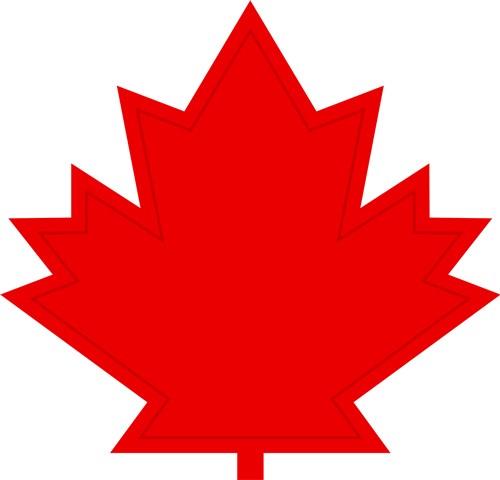 Canadian Maple Leaf dxf File Free Download 