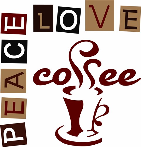 Download Peace Love Coffee Svg File Svg Designs Svgdesigns Com