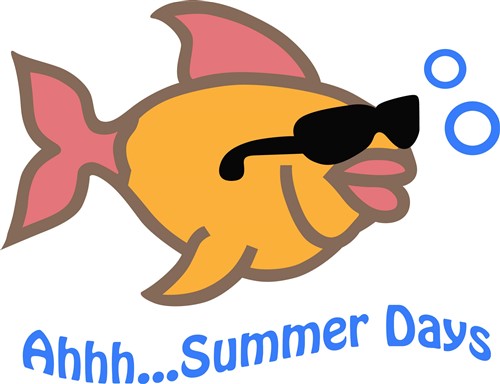 Download Fish Ahhh Summer Days Svg File Svg Designs Svgdesigns Com