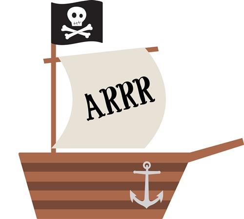 Arrrrrrr! Pirate Sticker Set PNG