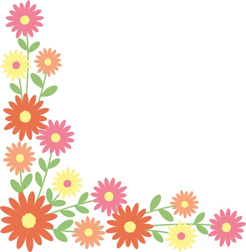 Download Daisy Flower Corner Svg File Svg Designs Svgdesigns Com