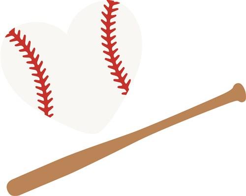 Cardinals Baseball Love SVG DXF EPS Cutting Machine Files 