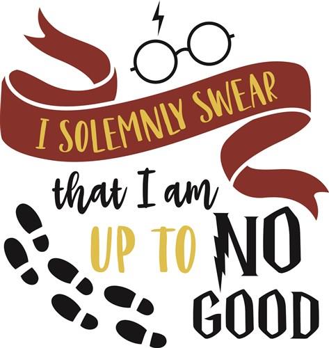 Harry Potter Vinyl Sticker - Solemnly Swear Banner