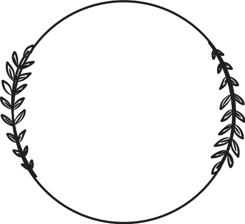 Round frame with leaves svg, Circle frame svg By ESHA