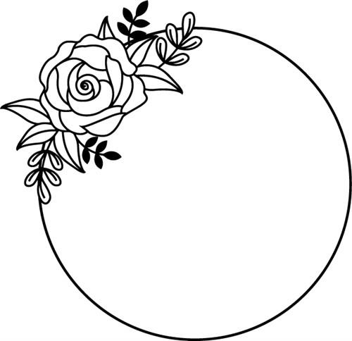 Black rose Silhouette, Svg Rose Free, leaf, monochrome, sticker