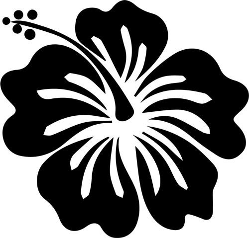 Hawaiian Flower SVG, Hibiscus Flower SVG, PNG, DXF, EPS, Cut Files For  Cricut And Silhouette