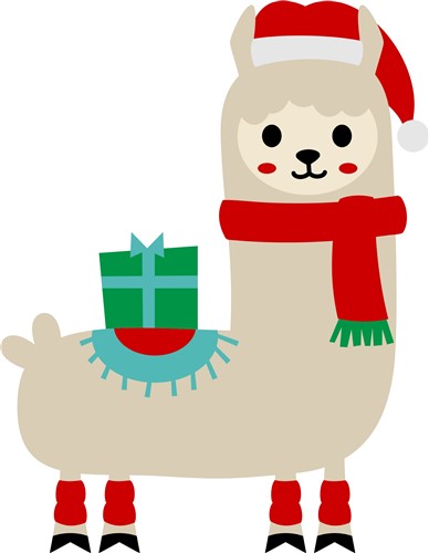 Download Christmas Llama Svg File Svg Designs Svgdesigns Com