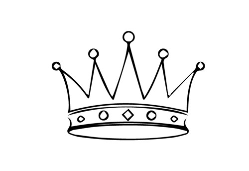 Free King Crown Silhouette Svg