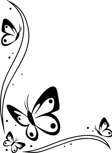 Download Butterfly Corner Svg File Svg Designs Svgdesigns Com