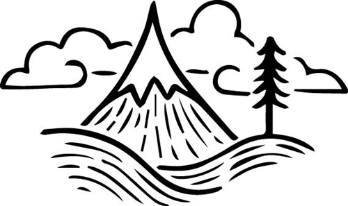 Free Free 228 Mountain Outline Svg SVG PNG EPS DXF File