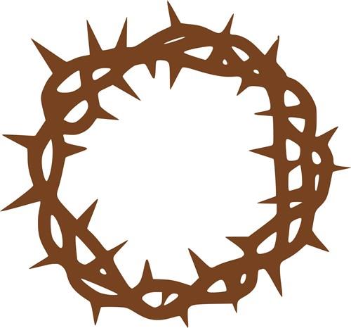 Crown of Thorns Silhouette SVG Cut file by Creative Fabrica Crafts