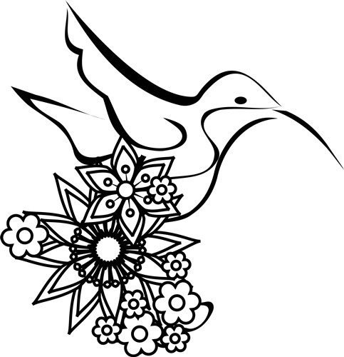 Free Free 253 Flower Hummingbird Svg Free SVG PNG EPS DXF File