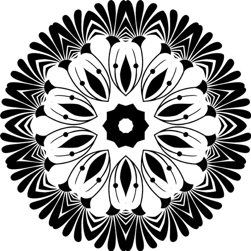 Download Mandala Floral Circle Svg File Svg Designs Svgdesigns Com