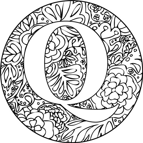 Download Mandala Monogram Letter Q Svg File Svg Designs Svgdesigns Com