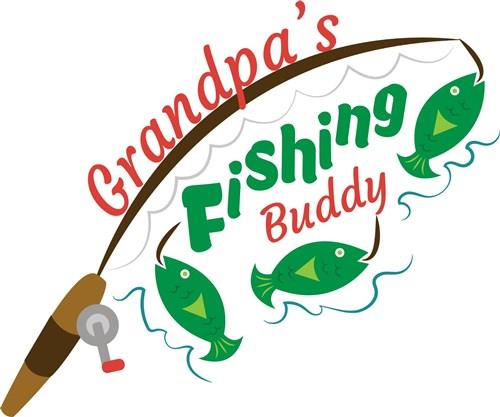 Grandpas Fishing Buddy SVG file - SVG Designs